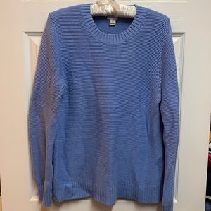 J. Crew Periwinkle knit sweater